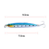 5x Pencil minnow 7.5cm Fishing Lure Lures Surface Tackle Fresh Saltwater