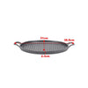 30cm Round Cast Iron Griddle Plate, BBQ Pan Cooking Griddle Grill for StoveF, Oven