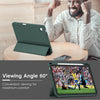 iPad 10th Case 10.9 Inch 2022 with Pencil Holder, Smart iPad Case with Soft TPU Auto Wake Sleep Dark Green