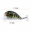 6x Popper Poppers 5cm Fishing Lure Lures Surface Tackle Fresh Saltwater