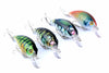 4x 7.5cm Popper Crank Bait Fishing Lure Lures Surface Tackle Saltwater