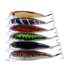 6x Popper Poppers 8.6cm Fishing Lure Lures Surface Tackle Fresh Saltwater