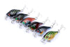 6x 4.3cm Popper Crank Bait Fishing Lure Lures Surface Tackle Saltwater