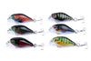 6x 4.3cm Popper Crank Bait Fishing Lure Lures Surface Tackle Saltwater