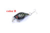 6x 4.3cm Popper Crank Bait Fishing Lure Lures Surface Tackle Saltwater