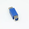 USB 3.0 A Female to B Female F/F Printer Female Data Converter Adapter Connector