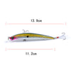 8x Popper Minnow 11.2cm Fishing Lure Lures Surface Tackle Fresh Saltwater