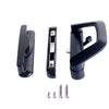 Sliding Patio Door Handle Set Mortise Lock Suitable for Sliding Glass Patio Door Black