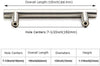 Brushed Stainless steel Kitchen Door Cabinet Drawer Handle Pulls 192MM