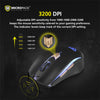 Gaming Mouse Rainbow Wired Breathing LED 6 Buttons DPI Switch Hi Performance PC