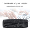 Classic Desktop PC Laptop Wired Combination Mouse Keyboard Interface Black Sets