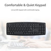 Mouse Keyboard Desktop Computer PC Laptop Wired Combination Interface Black