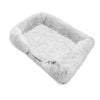 Dog Cat Pet Warm Soft Plush Nest Comfy Kennel Sleeping Calming Bed Memory Foam L