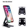 Mobax Portable Metal Phone Holder Foldable and Adjustable Black