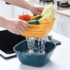 Cookingstuff Six-piece Creative Double-layer Household Multifunctional Fruit Vegetable Basket