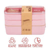 Cookingstuff 3 Layer Bento Box With Cover Lunch Eco Friendly Leakproof Food Container