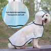 Pawfriends TPU Transparent Pet Cape Raincoat Large Dog Teddy Fadou Koki Dog Clothing