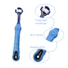 Pawfriends Pet Three-Head Multi-Angle Dog Cat Toothbrush Oral Cleaning Product Blue