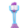 Pawfriends Pet Three-Head Multi-Angle Dog Cat Toothbrush Teeth Cleaning Oral Care