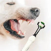 Pawfriends Pet Three-Head Multi-Angle Dog Cat Toothbrush Oral Cleaning Product White