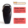 Pawfriends Dog Training Whistle Clicker Combo Stop Pet Barking Obedience Train Skills Black