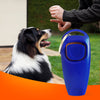 Pawfriends 2IN1 Dog Training Whistle Clicker Combo Stop Pet Barking Obedience Train Blue