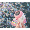 Bubblerainbow Pink Boys and Girls Hold Automatic Watertight Bubble Guns Girls' Hearts