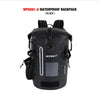 NOOYAH IPX8 Waterproof Bike Cycle Outdoor Sports Backpack Double-Layer Waterproof Bag  YELLOW