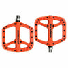 Extra Large MTB Flat Pedal Orange Nylon Composite 208g Stud Pin Grips ORANGE Rockbros