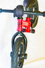 Bike Plus Kids Balance Bike Training Aluminium - Red with Suspension - 12" Rubber Tyres - Foot Pegs -Ride On No Pedal Push