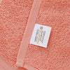 Linenland Bath Towel 4 Piece Cotton Hand Towels Set - Coral