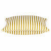 Dandi Mustard Yellow & White Striped Cushion Cover 40x40cm