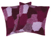 Pack of 2 Giovanni Fuchsia Purple Cushion Cover Made In Europe