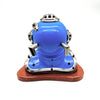 US Navy Mark V Diving Helmet Miniature 230mm - Blue