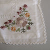 Victoriana Cream Applique Embroidered Cushion Cover 45 x 45 cm