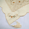 Set of 4 Embroidered Daisy Table Decorative Set