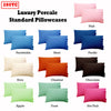 280TC Luxury Percale Standard Pillowcases Ecru