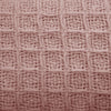 Cotton Waffle Blanket Dusty Pink Queen