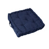 1 Pc Floor Box Cushion Pad 40 x 40+ 8 cm Navy