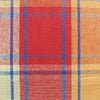 Cotton Plaid Checks Oblong Table Cloth Yellow 130 x 180cm