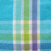 Cotton Plaid Checks Oblong Table Cloth Blue 150 x 230cm