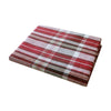 Cotton Plaid Checks Oblong Table Cloth Red 150 x 230cm