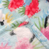 190GSM Fashion Printed Ultra Soft Coral Fleece Throw 127 x 152cm Cockatoo Sky Blue