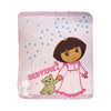 Caprice Polar Fleece Throw Rug Dora Explorer Bed Time 127 x 152 cm