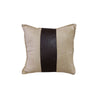 Phase 2 Studio Faux Suede/Faux Leather Square Cushion Cover 40 x 40 cm