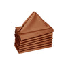 Hoydu Set of 8 Cotton Napkins Copper