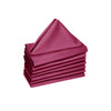 Hoydu Set of 8 Cotton Napkins Fuschia