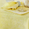 Damask Embossed Tablecloth 180 x 180 cm Sunshine