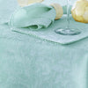 Damask Embossed Tablecloth 160 x 260 cm Light Turquoise