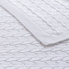 Little Gem Lyla White Cotton Baby Blanket 75 x 100 cm